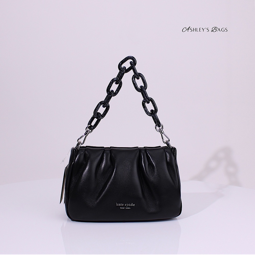 Kate Spade Souffle Crossbody In Black